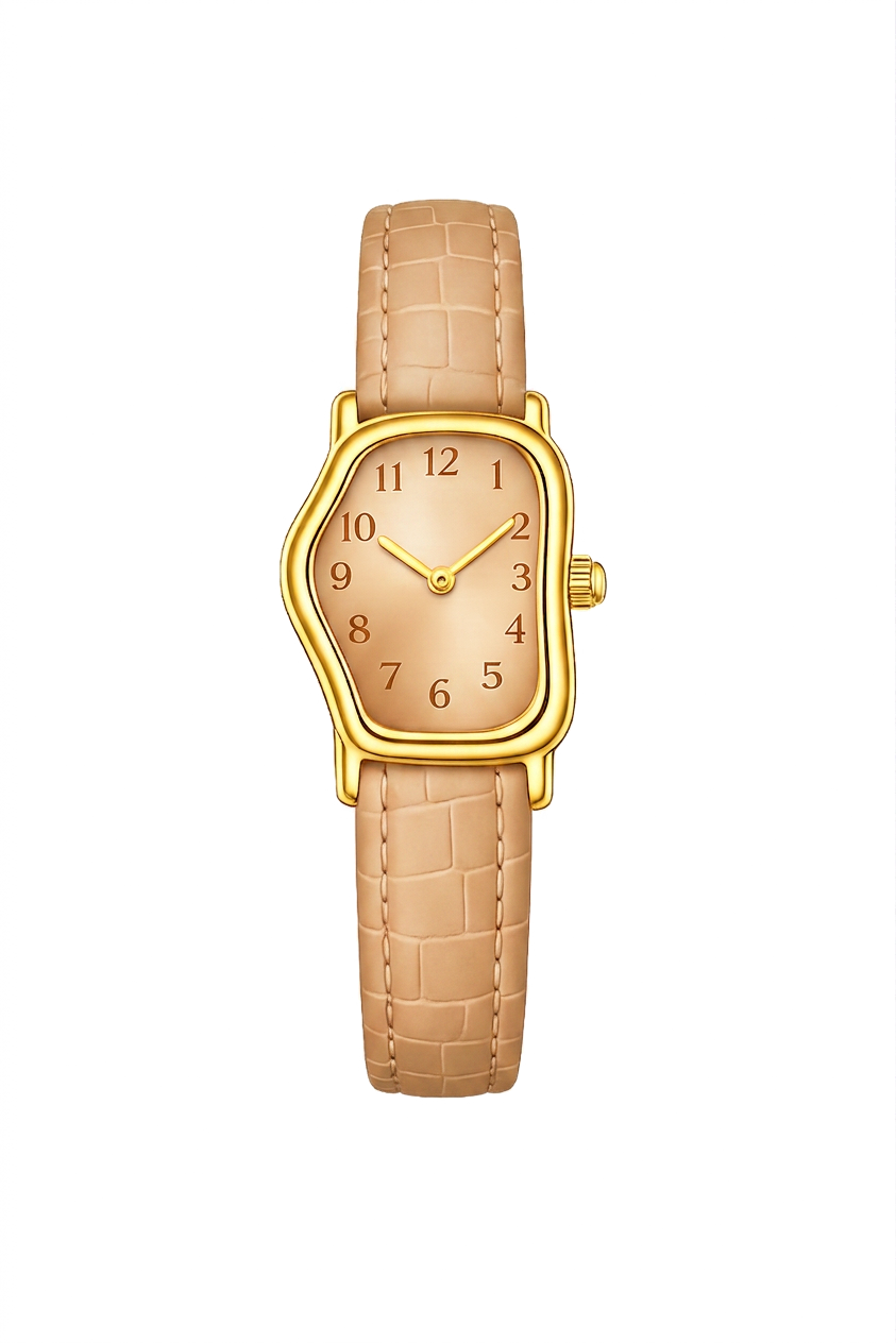 Magnolia watch — Beige strap